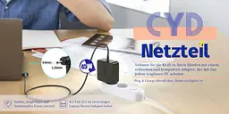 Блок живлення CYD 45 Вт 19 В 2.37 A (4.0 x 1.35 мм) для ноутбуків ASUS Vivobook, ZenBook, Transformer Book чорний (SKU-064) - мініатюра 4