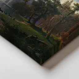 Интерьерная картина Среди гор Сьерра-Невада, Альберт Бирштадт, Albert Bierstadt, репродукция картины, 60×90 см (id7002) - миниатюра 4