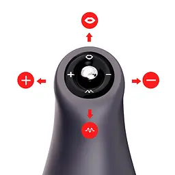 Мастурбатор Otouch AIRTURN 3, 6 режимів вібрації, 4 режими всмоктування, джойстик - мініатюра 5