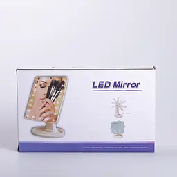 Косметичне дзеркало з LED-підсвіткою 22 світлодіоди, чорний Yiwu HP-10-4AB - мініатюра 5