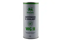 Антифриз WOLVER Antifreeze & Coolant Ready for use G11 -40 ° C зелений 1,5л