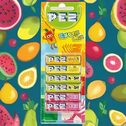 Драже PEZ Candy Exotic Mix 6шт 51г - мініатюра 2
