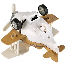 Літак металевий інерційний Same Toy Aircraft коричневий SY8016AUt-3 - мініатюра 2