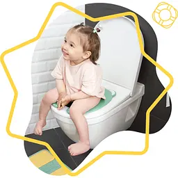 Накладка на унітаз Badabulle розкладна зелена (B027009) - мініатюра 5