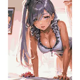 Картина за номерами Арт Дівчина Аніме Art Anime Girl 40х50 см PN O AG1