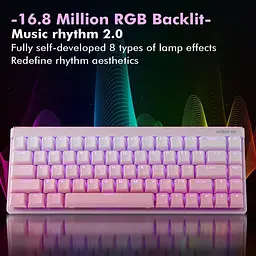 Ігрова магнітна клавіатура MCHOSE ACE 68 Air / Дротове підключення / Kailh Magnetic God Switch / Pink - мініатюра 5