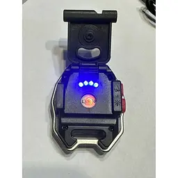 Світлодіодний кишеньковий ліхтарик-брелок запальничка 7в1 USB зарядка магніт - мініатюра 10