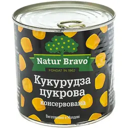 Кукуруза сахарная Natur Bravo консервированная 425 мл