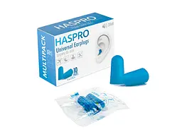 Пінні беруші для сну 10 пар HASPRO MULTI10 SNR 38 дБ Сині (1120-02) - мініатюра 4