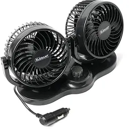 Автомобільний вентилятор Elegant 24V на підставці два режими 12,7 см (EL101 547)