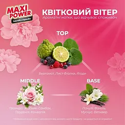 Капсули для прання Maxi Power універсальні Квітковий вітер 26 шт. - мініатюра 5