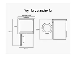 Сушильная машина Samsung Bespoke DV90BB7445GE - миниатюра 4