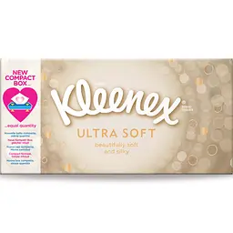Серветки Kleenex UltraSoft в коробці, 80 шт. - мініатюра 2