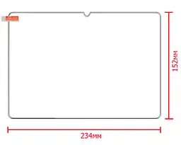 Універсальне захисне скло 10.1" для планшетів Hoozo Elit Tab 10 LTE - мініатюра 2