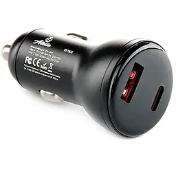 Автомобільний зарядний пристрій 12 Atelie USB/Tipe-C x 5V x 3A чорний