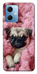 TPU чохол Demsky Мопс у ніжностях для Xiaomi Redmi Note 12 5G