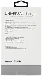 Мережевий зарядний пристрій TOTO TZV-42 Led Travel charger 1USB 1A White - мініатюра 4