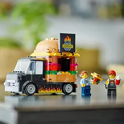 Конструктор LEGO City Вантажівка з гамбургерами 194 деталей (60404) - мініатюра 7