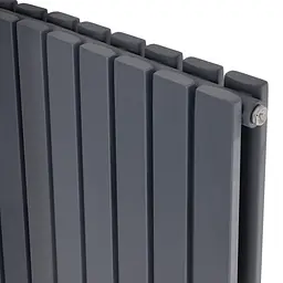 Горизонтальний дизайнерський радіатор опалення Arttidesign Terni ІІ G 14/600/826 сірий матовий - мініатюра 5