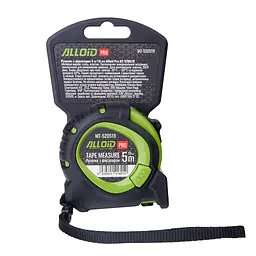 Рулетка Alloid Pro, з фіксатором, 5м/19мм, MT-520519 (MT-520519) - мініатюра 3