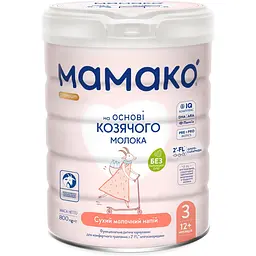 Уцінка. Суміш молочна суха Mamako Premium 3 для дітей від 12 мiсяців 800 г
