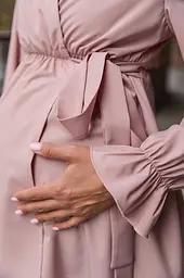Блуза для вагітних та годуючих Toscana L (46) Lullababe Пудровий - мініатюра 5