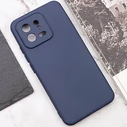 Чохол TPU GETMAN Liquid Silk Full Camera для Xiaomi 13 Pro Синій / Midnight Blue - мініатюра 6