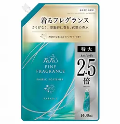 Японський кондиціонер для білизни FaFa Fine Fragrance Paradis, поповнення 1400 мл