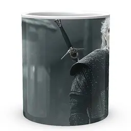 Кухоль GeekLand The Witcher Відьмак Геральт TW 002.009 330 мл білий - мініатюра 2