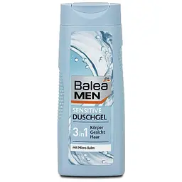 Balea Men 3 в 1 Sensetive гель для душу+шампунь 300мл