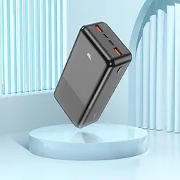 Портативна батарея - зовнішній акб Hoco J108B Universe 22.5W 30000mAh чорний - мініатюра 4