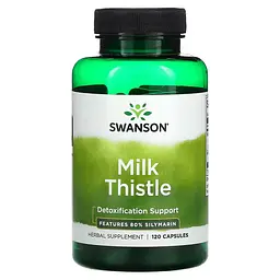 Розторопша Плямиста Milk Thistle Features 80% Silymarin - 120 капсул