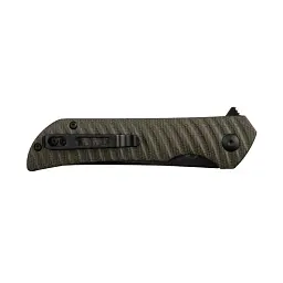 Ніж складаний туристичний Ruike P122-MB, (9.2 см) 14C28N / мікарта коричневий - мініатюра 6