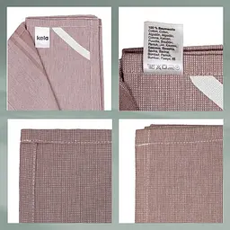 Кухонний рушник KELA Tia, колір нуга зі смужкою, 70x50 см - мініатюра 3