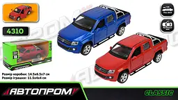 Машинка металева Lada 2106 1:32-36 Автопром світло звук двері (в асортименті) 7642 - мініатюра 2