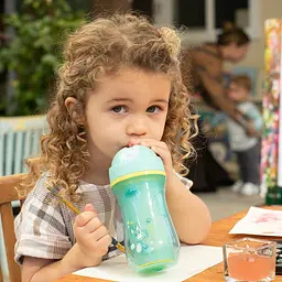 Поїльник непроливайка з трубочкою Chicco Sport Cup 266 мл 14 м+ блакитний (06991.25) - мініатюра 3