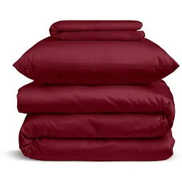 Комплект постільної білизни Cosas Merlot Підлітковий сатин винний (81Satin_Merlot_El90-Merlot_155)