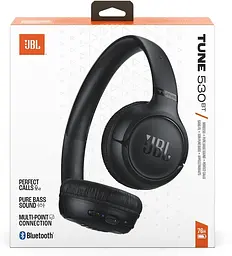 Гарнітура JBL TUNE 530BT Black (JBLT530BTBLKEU) (7225524) - мініатюра 6