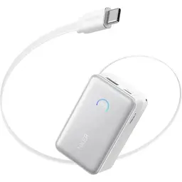 Портативний зарядний пристрій Anker Nano - 10000 mAh 45W USB-C Cable White (7198078)