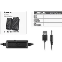 Акустична система REAL-EL S-130 USB Black (EL121100018) - мініатюра 9