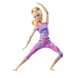 Лялька Barbie Рухайся як я Блондинка (GXF04) - мініатюра 2