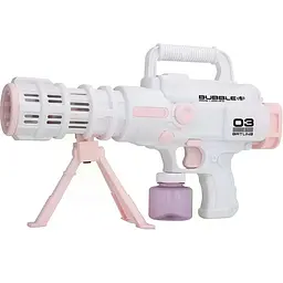 Базука з мильними бульбашками Bazooka Bubble Gun для запуску бульбашок, вулиці, свят і активних ігор