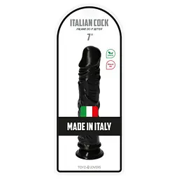 Фалоімітатор Toyz4lovers Claudio, 18 см (чорний) - мініатюра 7
