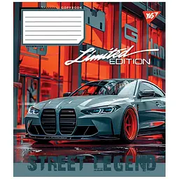 Зошит Yes Street legend А5, 12 аркушів в лінію (767903)  