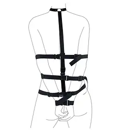 Набір для фіксації Art of Sex - BDSM Fixation Black Night Simple - мініатюра 4