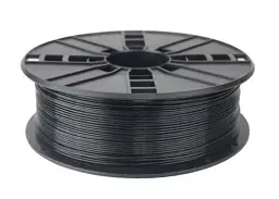 Пластик для 3D друку Gembird, PLA, чорний, 1.75 мм, 1 кг (3DP-PLA1.75-01-BK)