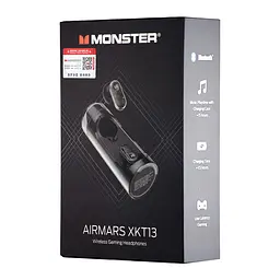 Навушники Monster Bluetooth XKT13 чорні - мініатюра 2