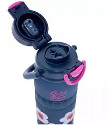 Пляшка для води СoolPack Sphera Flores Nina 740 мл темно-синя (Z32915) - мініатюра 3