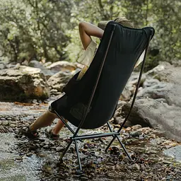 Стілець складаний ультралегкий Naturehike Stellaluna L04 CNK2450JJ015 сірий - мініатюра 10