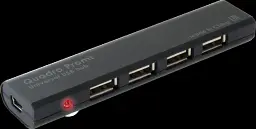 Хаб USB 2.0 -> 4xUSB 2.0 Black Defender (83200)